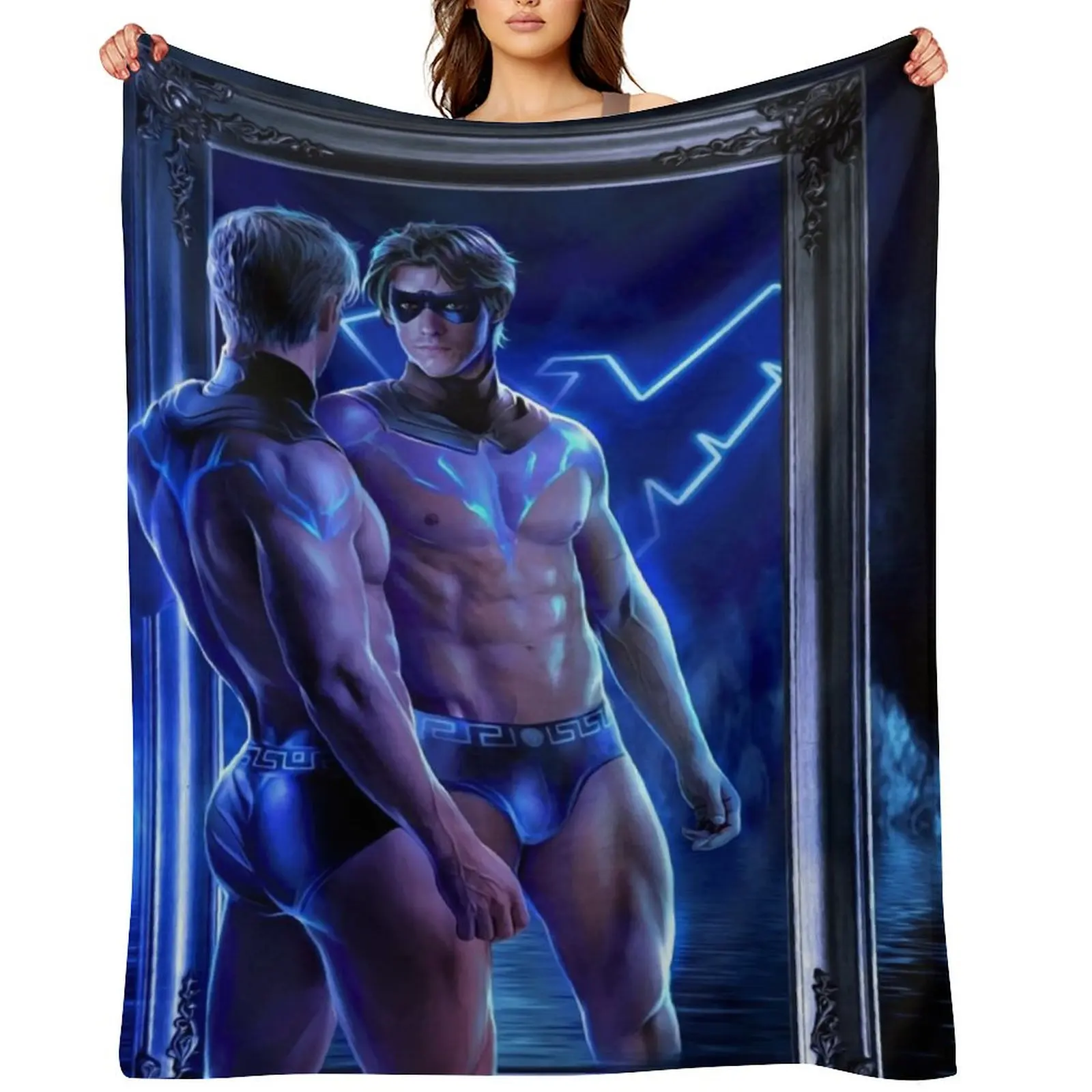 

NIGHT glow Throw Blanket Cute Custom Flannel Sofas Blankets