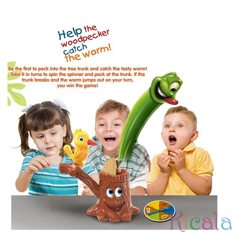 Catch The Worm Game Familiespel Kinderspel Bordspel Interactieve spellen Verbeter het denkvermogen van kinderen Montessori-speelgoed