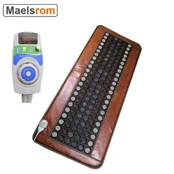 Electric Heated Jade Germanium Stone Massage Mattress Natural Jade bed Tourmaline Stones Sofa Pad Infrared Heating Mat