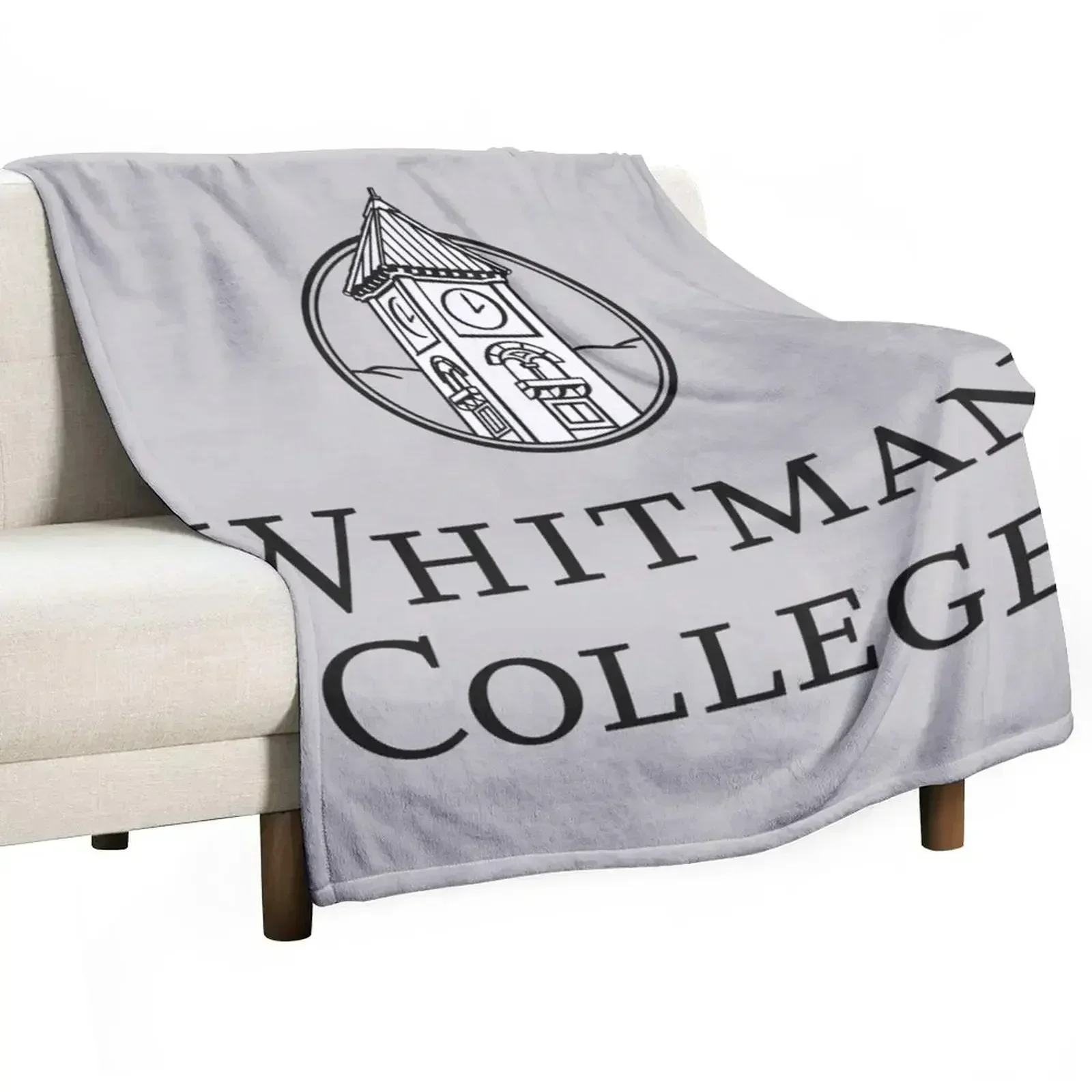 

Whit College Throw Blanket Cozy Microfiber Throw Blanket for Home Bedroom