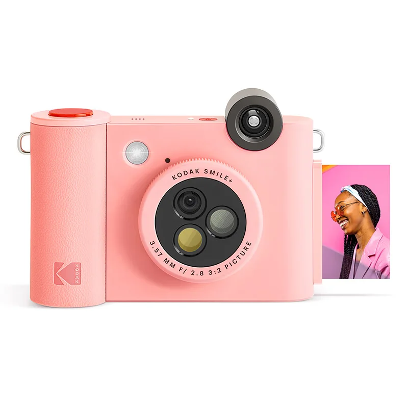 Kodak Smile+ Instant Camera 10MP Portable Photo Printer With All-in-One Camera And Printer ZINK Inkless Printing TF Card Support