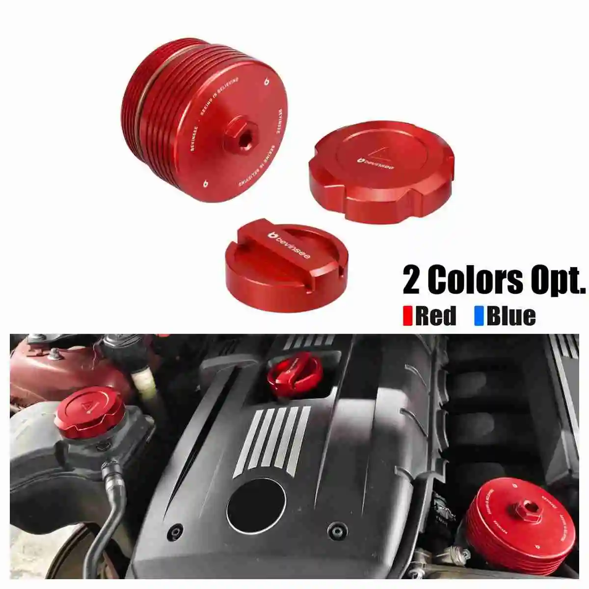 

Engine Oil Cap Cover & Coolant Reservoir Cap & Oil Filter Housing for BMW E90 E92 E46 E36 E60 E39 F30 F20 E93 E91 E82 X5 E70 E53