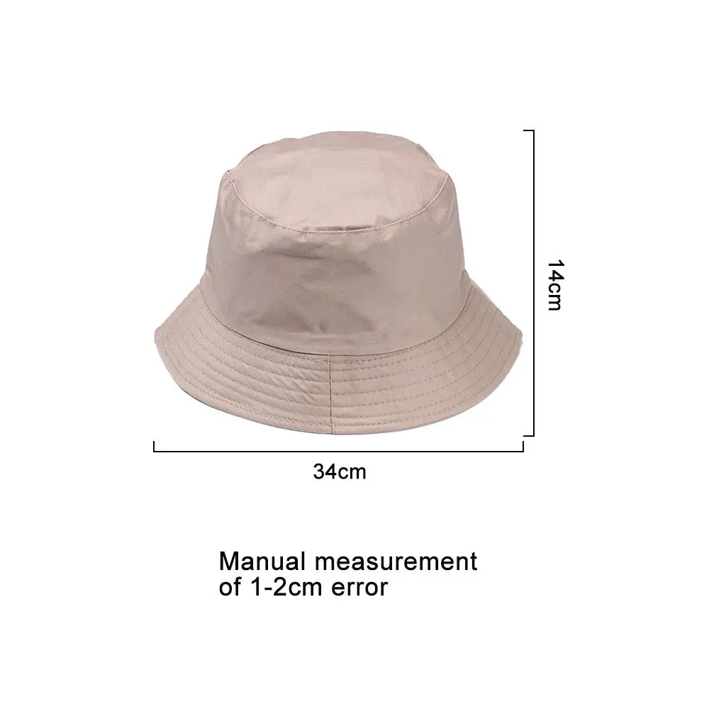 Bucket Hat Women Men Anti-UV Beach Sun Hat Summer Sunscreen Panama Hat Outdoor Foldable Portable Fisherman Cap