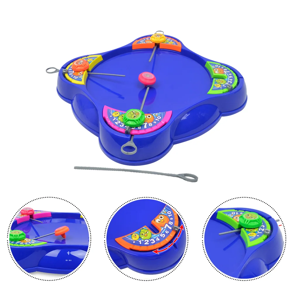 Battling Game Gyro Duel Disk Childrens Toys with Fighting Plate Spinning Top Blue