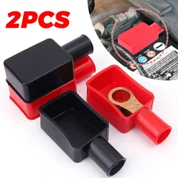 Car Battery Connector Protective Cover Soft Flame Retardant Rubber Car Battery Positive Negative Terminal Clip Insulation Cover