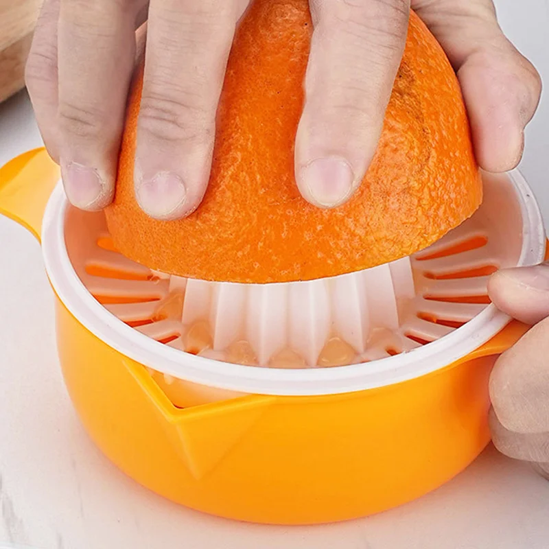 Manual Citrus Juicer, Lemon Fruit Orange Juice Press, Portable Handy Tool Multifunctional Juicing Cup Juicer