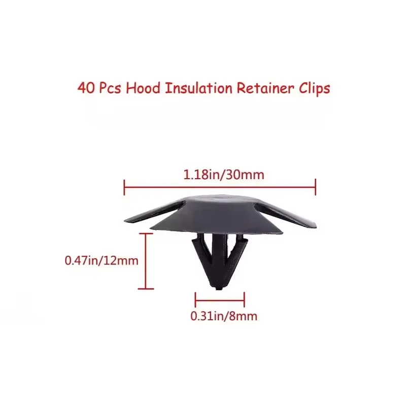 4878883AA 20PCS O-25 Insulation cotton buckle insulation fix clamp suitable for Ford jeep Cherokee automobile cover