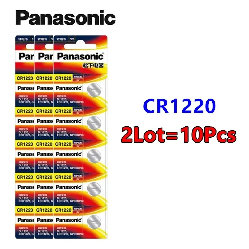 10Pcs Original Panasonic CR2032 CR2025 CR2016 CR1632 CR1616 CR1620 CR2450 CR2430 Lithium Battery CR2032 Batteria CR 2032