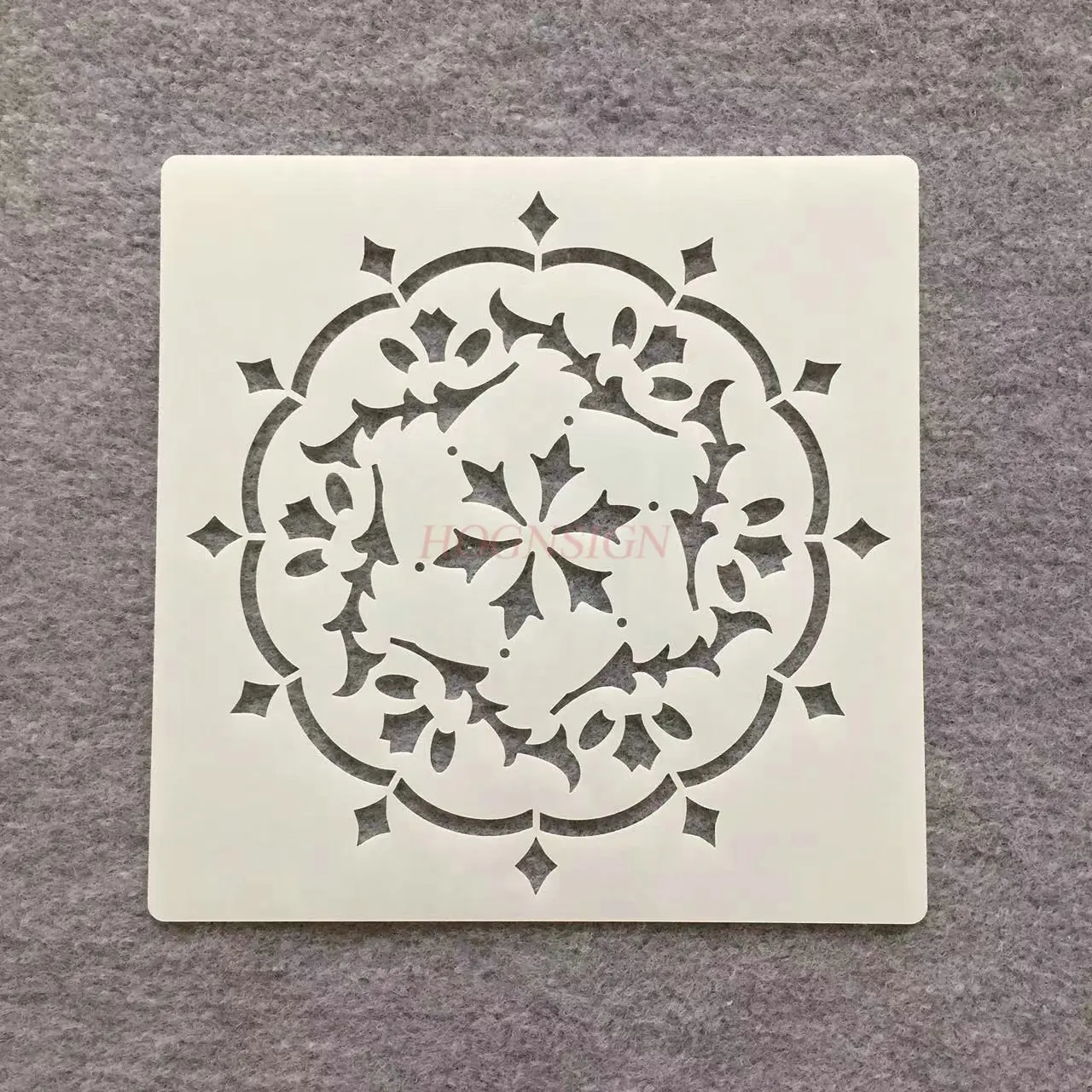 

1 шт. геометрический шаблон, графический шаблон мандалы, керамическая плитка, распылительная живопись, нерегулярный полый шаблон