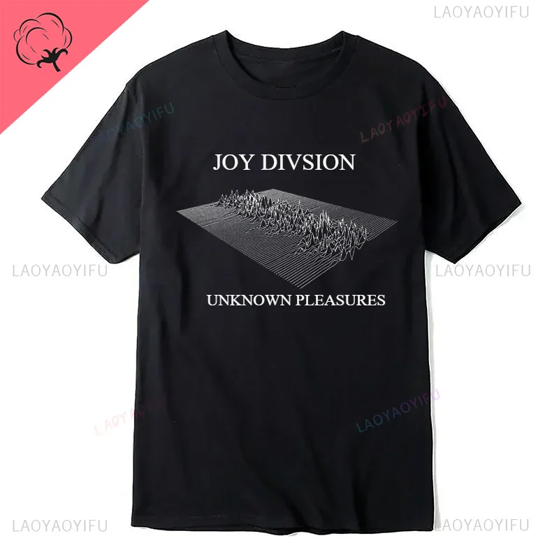 T-shirt Hillbilly-Joy Division Print Pattern para homens e mulheres, personalidade casual Tumblr, Harajuku Universal