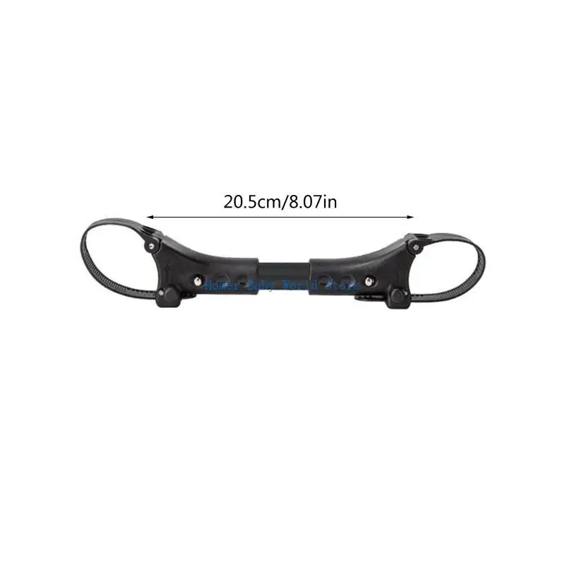 B2QD 3Pcs Twin Kinderwagen Stecker Universal Gelenke Drillinge Vierlinge Infant Warenkorb Sichere Gurte Einstellbare Linker