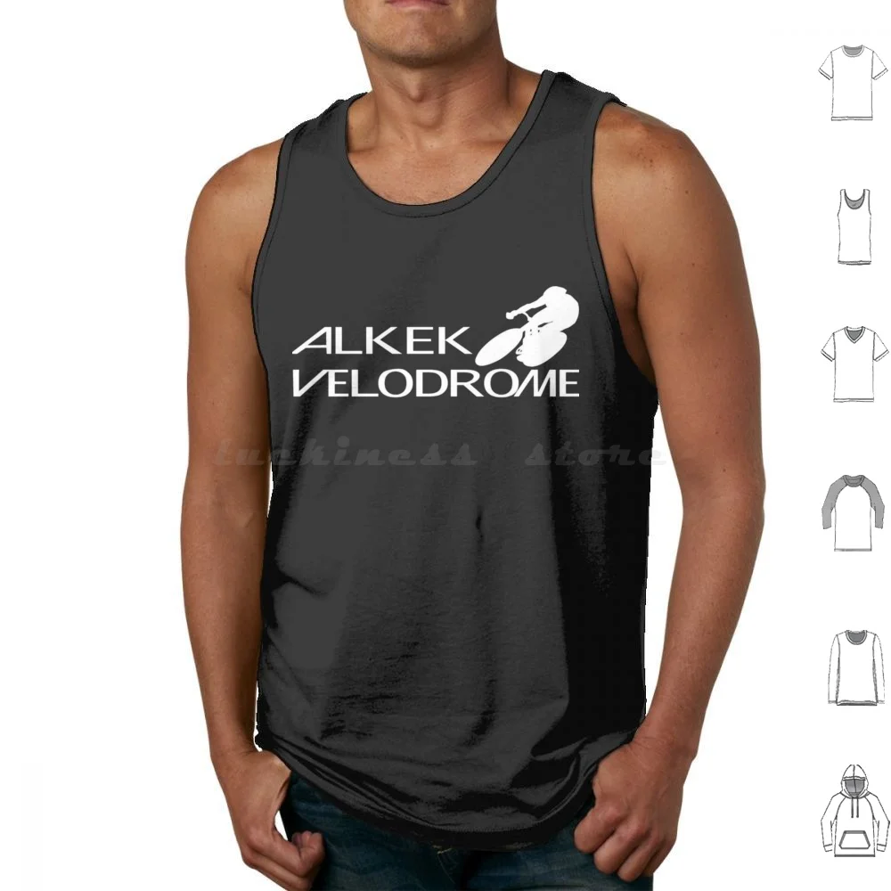 Alkek Velodrome Logo Classic Tank Tops Print Cotton Alkek Velodrome Logo Classic