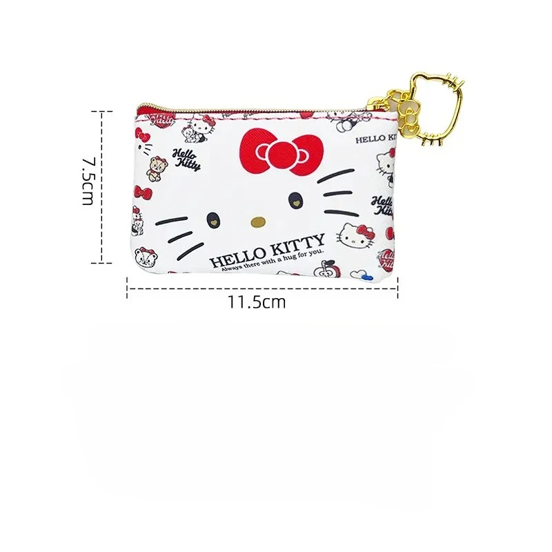 

Hello Kitty Coin Bag Cute Anime Change Bag Zipper Small Wallet Portable Miscellaneous Storage Women Accessories Holiday Gifts