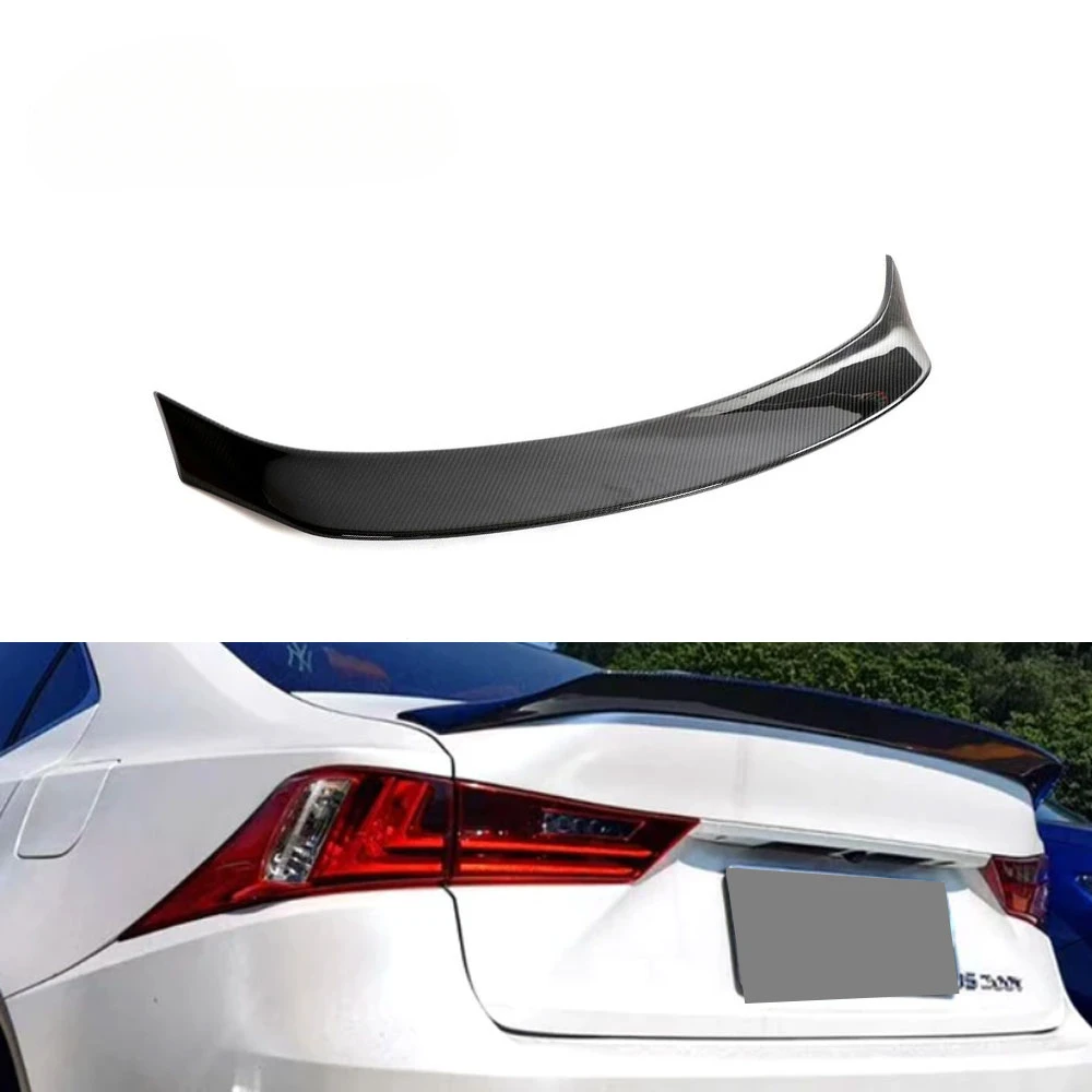 Pre-impregnated dry carbon fiber rear spoiler Lexus 4 doors 2014 - 2020