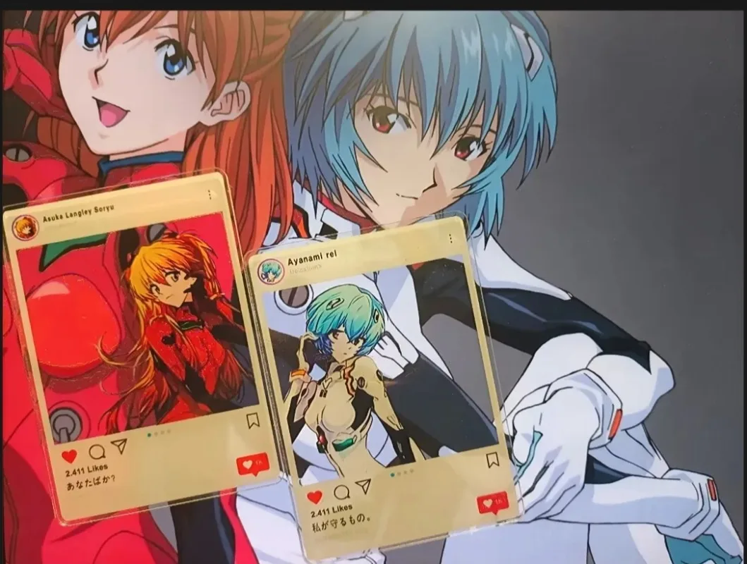 Asuka Ayanami Rei akrylowy stojak Anime peryferyjne urocze kreskówki ozdoby na biurko japońskie Kawaii prezenty urodzinowe dla przyjaciół