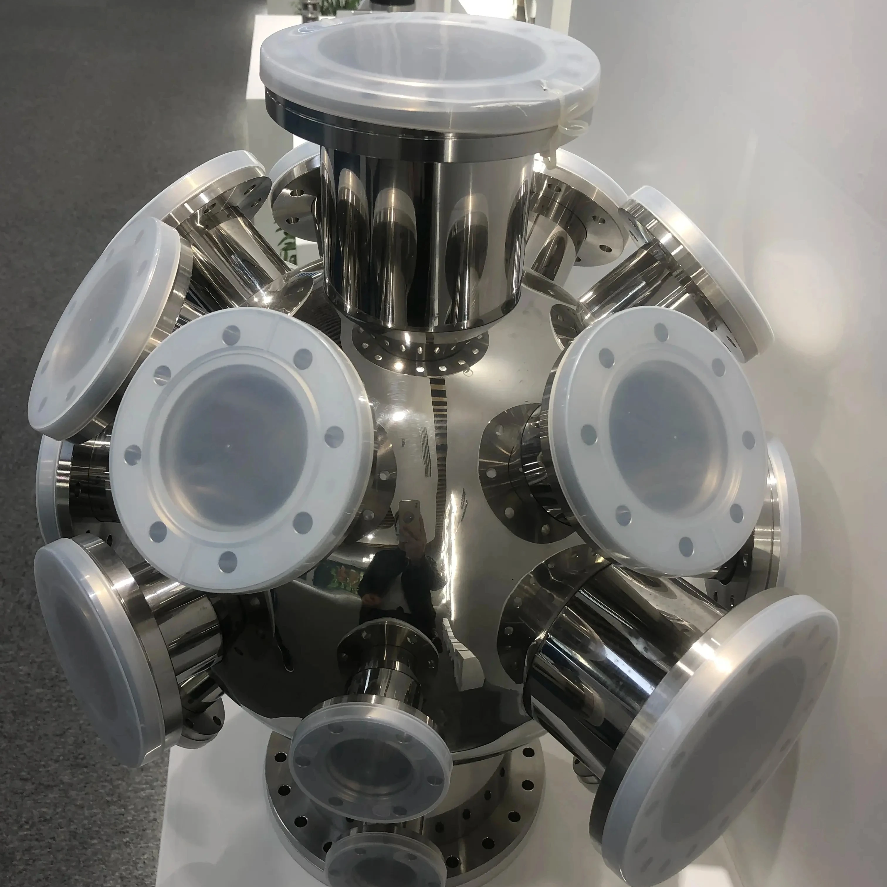 Stainless Steel Small Round Vacuum Chamber Kit Customized Vacuum Tank Industrial Vacuum Storage Barrel for Defoaming