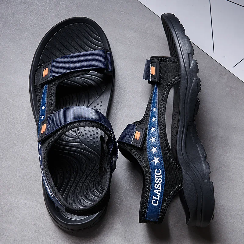 

Men Sandals Non-slip Summer High Quality Outdoor Beach Slippers Casual Shoes Cheap Men's shoes Water Shoes