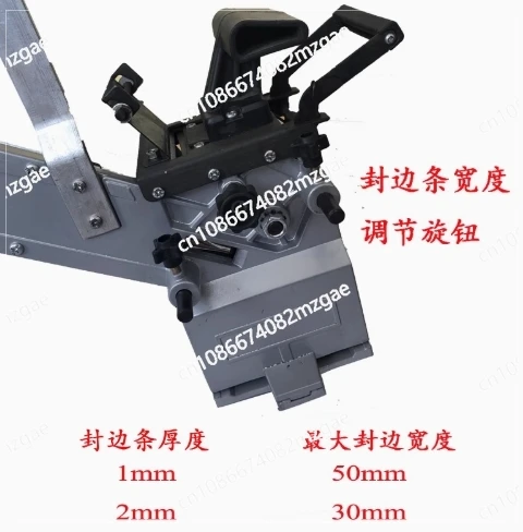 Small Portable Edge Banding Machine Curve Straight Manual Edge Bander Woodworking  220V/50Hz 2000W