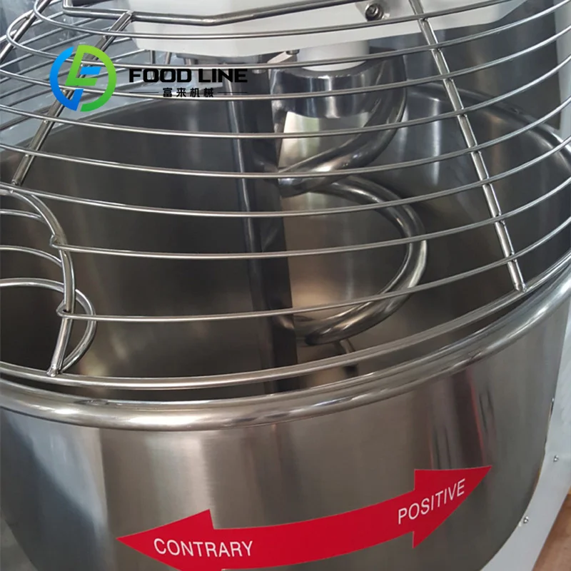 15/25/50/75/100/125kg Table Top Bakery Planetary Commercial Electric Pizza Machine Industrial Spiral Commercial Dough Mixer