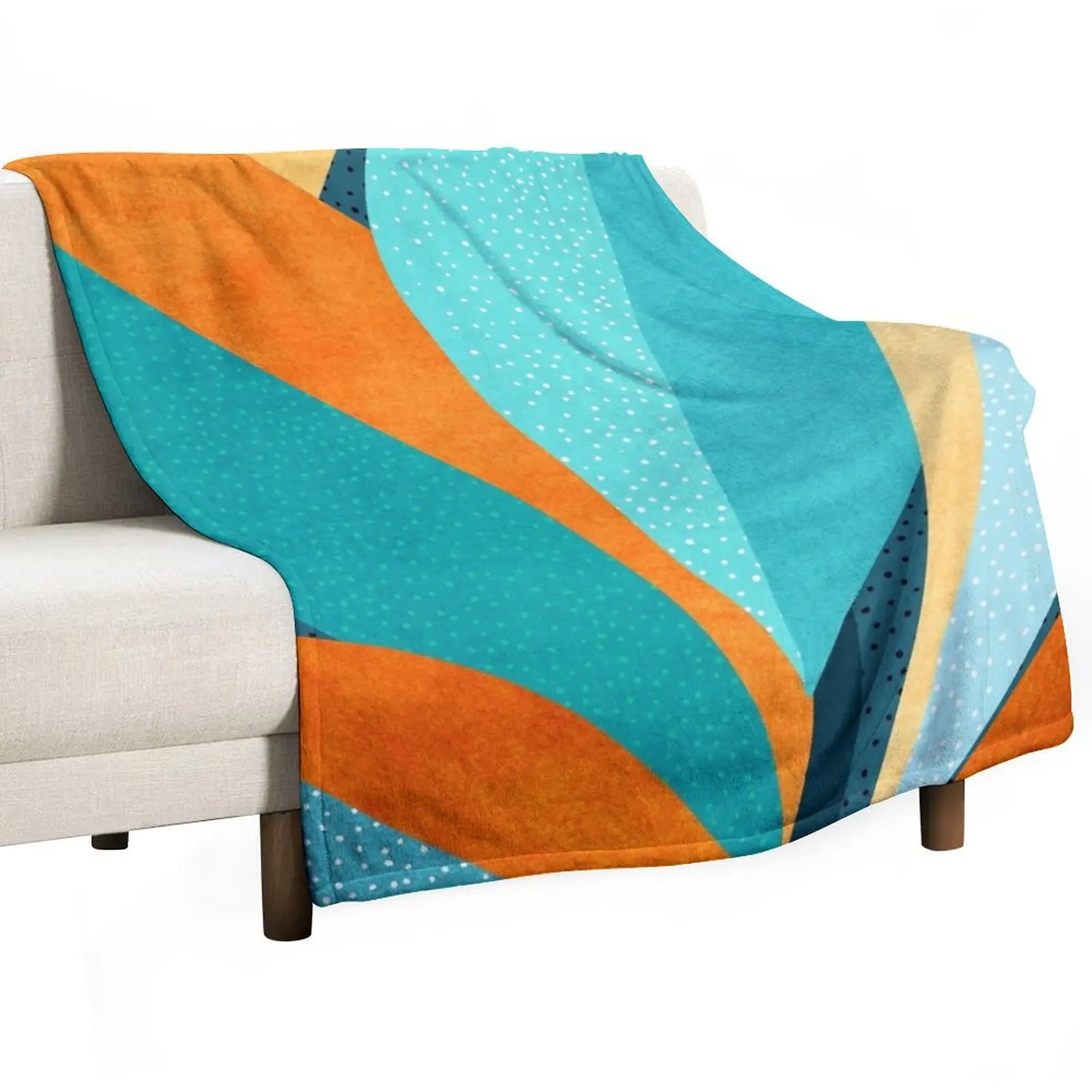 Abstract Tropical Foliage Throw Blanket Moving For Baby Blankets