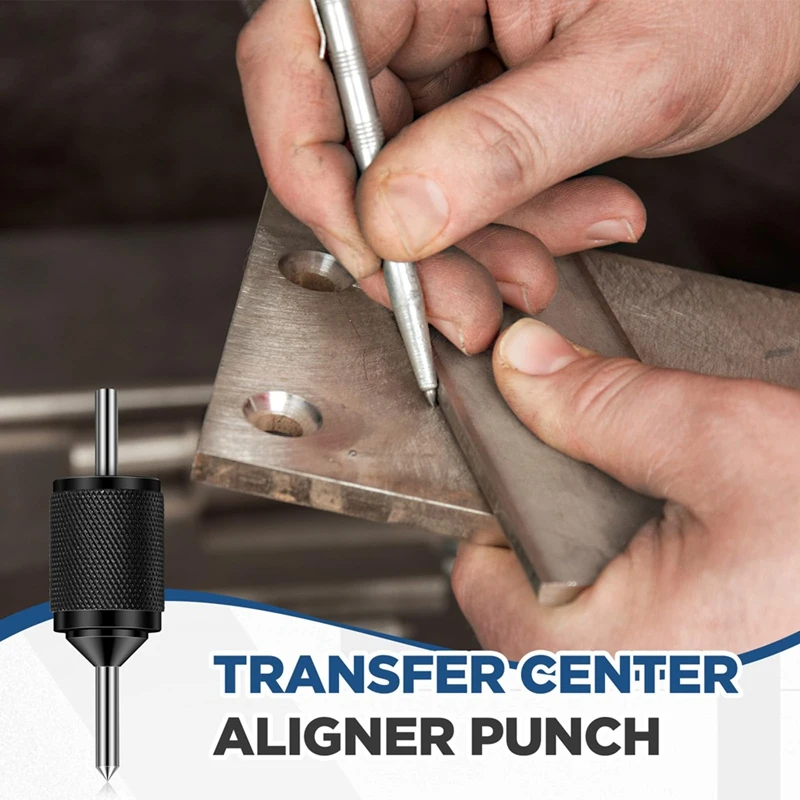 Universal Transfer Center Aligner Transfer Punch Hardened Pin Machine Tool Range 3/16Inch To 1-3/16Inch For Workshop