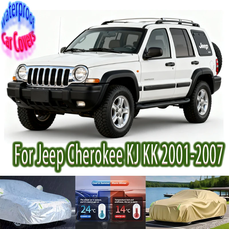 

For Jeep Cherokee KJ KK 2001-2007 Outdoor Protection Full Car Covers Snow Cover Sunshade Waterproof Dustproof Car accessories