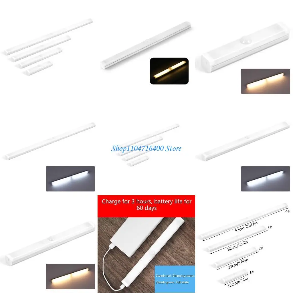 

y1gd LED Motion Lights PIR Strip Lights for Kitchen Under Cabinet Stair