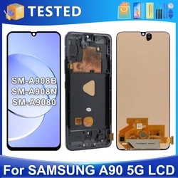 6.7''A90 5G For Samsung For AMOLED SM-A908B SM-A908N SM-A9080 LCD Display Touch Screen Digitizer Assembly Replacement