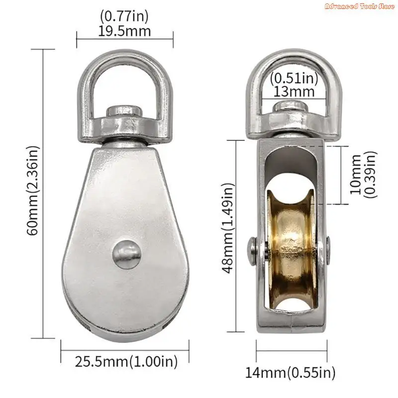 Heavy Wire Rope Pulley SwivelPulley Suitable for Multiple Applications W91B