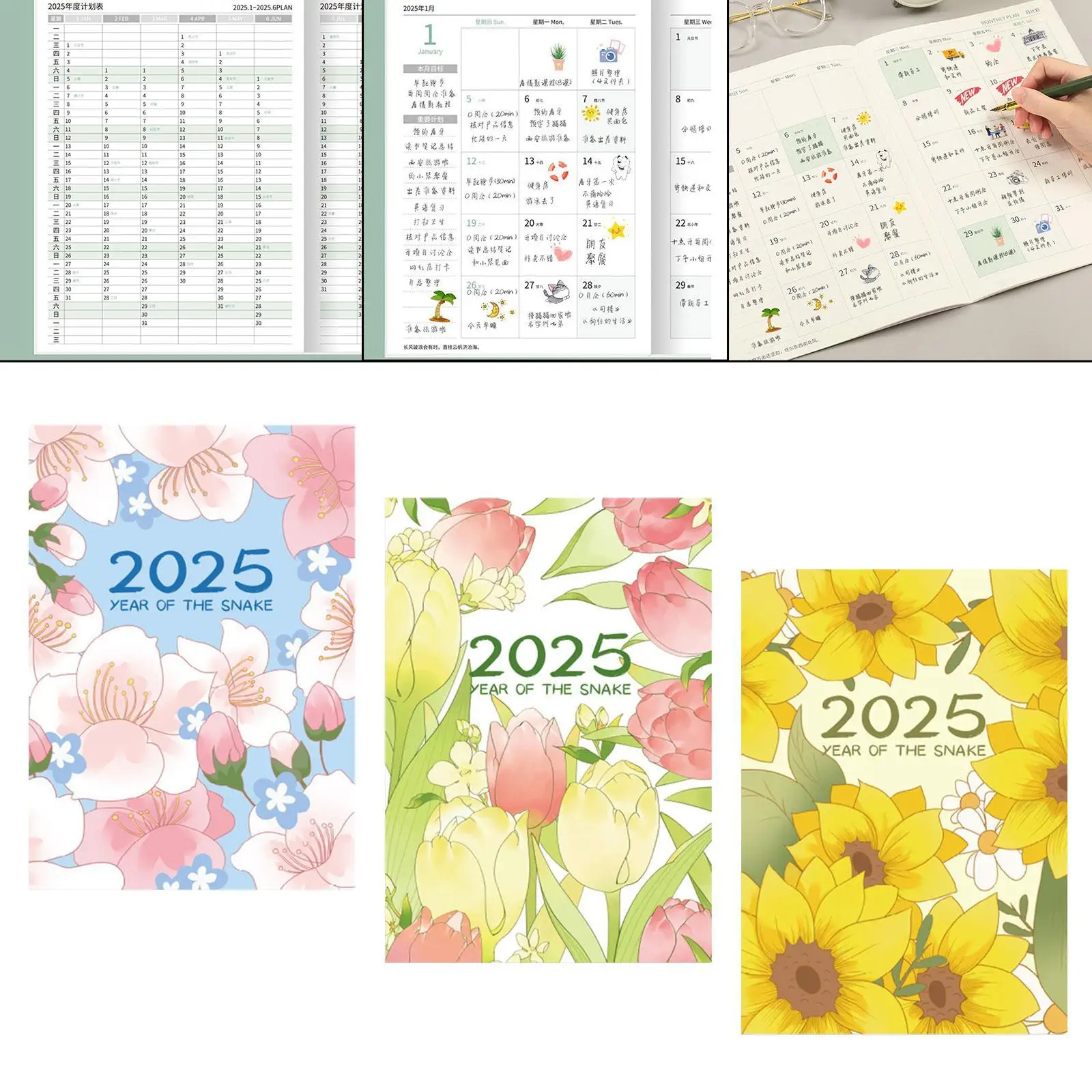 

2025 Planner Notebook Appointment Planner Academic Planner for Home Office