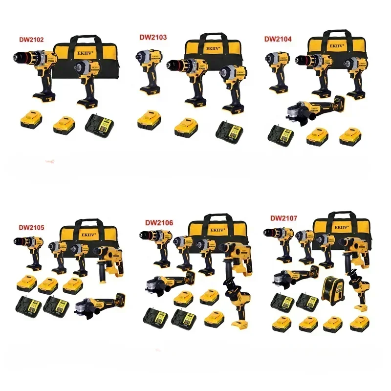 For craftsman mechanic Dropshipping Heavy industry grade New products launched drill set power tools for woodwork set