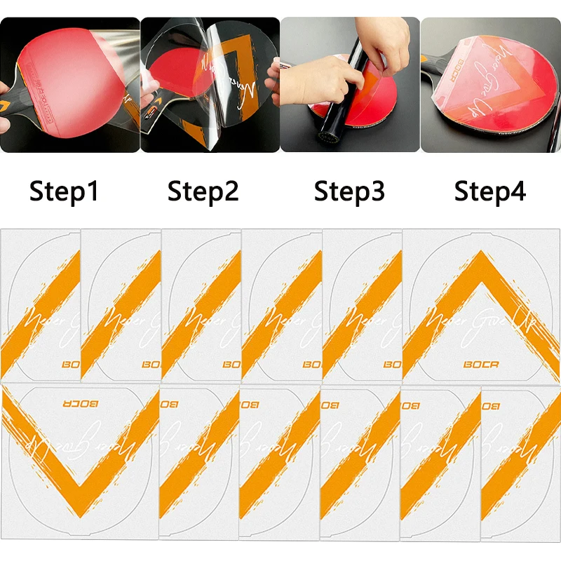 5/10 قطعة مضرب تنس الطاولة طبقة رقيقة واقية لزجة الغبار واقية شفافة بينغ بونغ الخفافيش المطاط حامي غطاء الملحقات