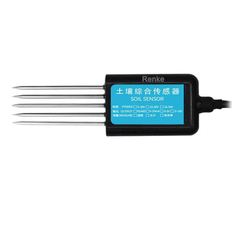 RS-ECTHPH-N01-TR-1-EX Integrated ph Ec Temperature 4 in 1 Tester Soil Sensor