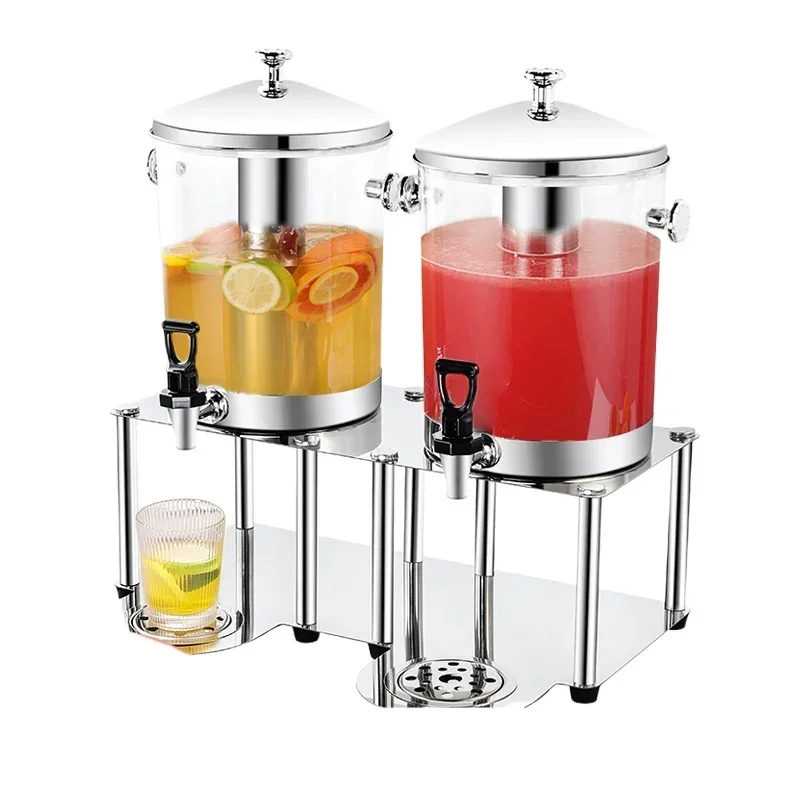 

Large-capacity commercial stainless steel juice hotel buffet milk Ding cold drink bucket beverage machine transparent belt