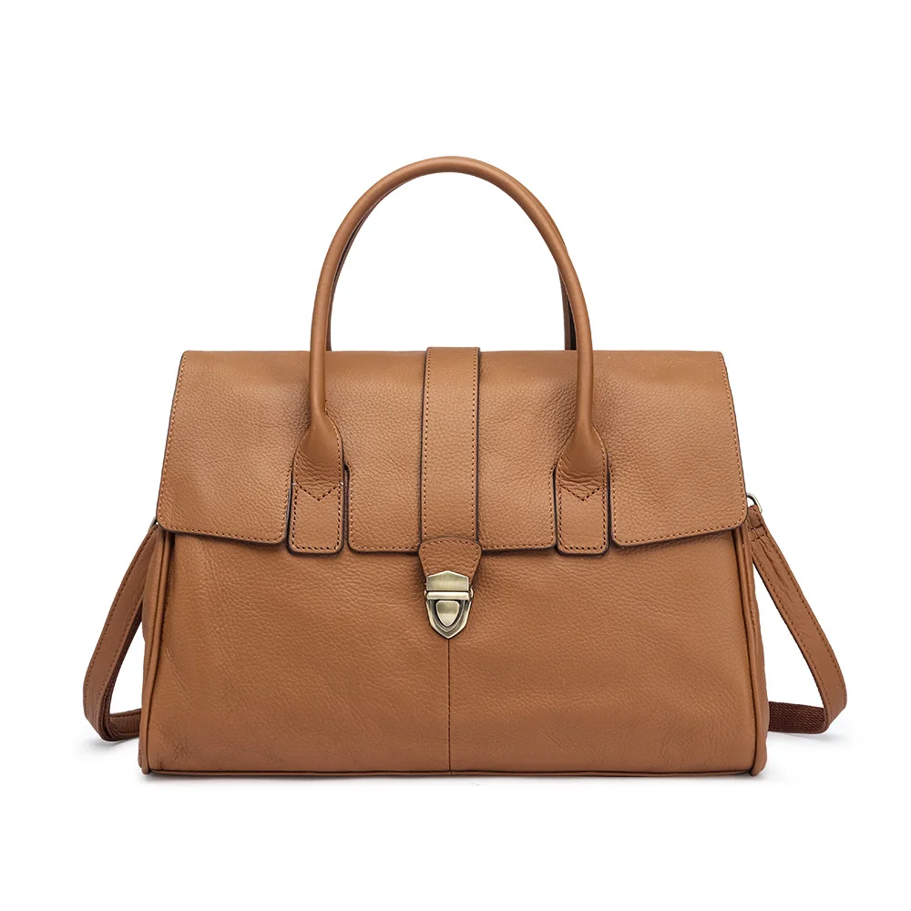 

Новая модная женская сумка минималистичного дизайна, новинка 2025 года, сумка-тоут из мягкой коровьей кожи с верхним слоем, высококачественная универсальная женская сумка