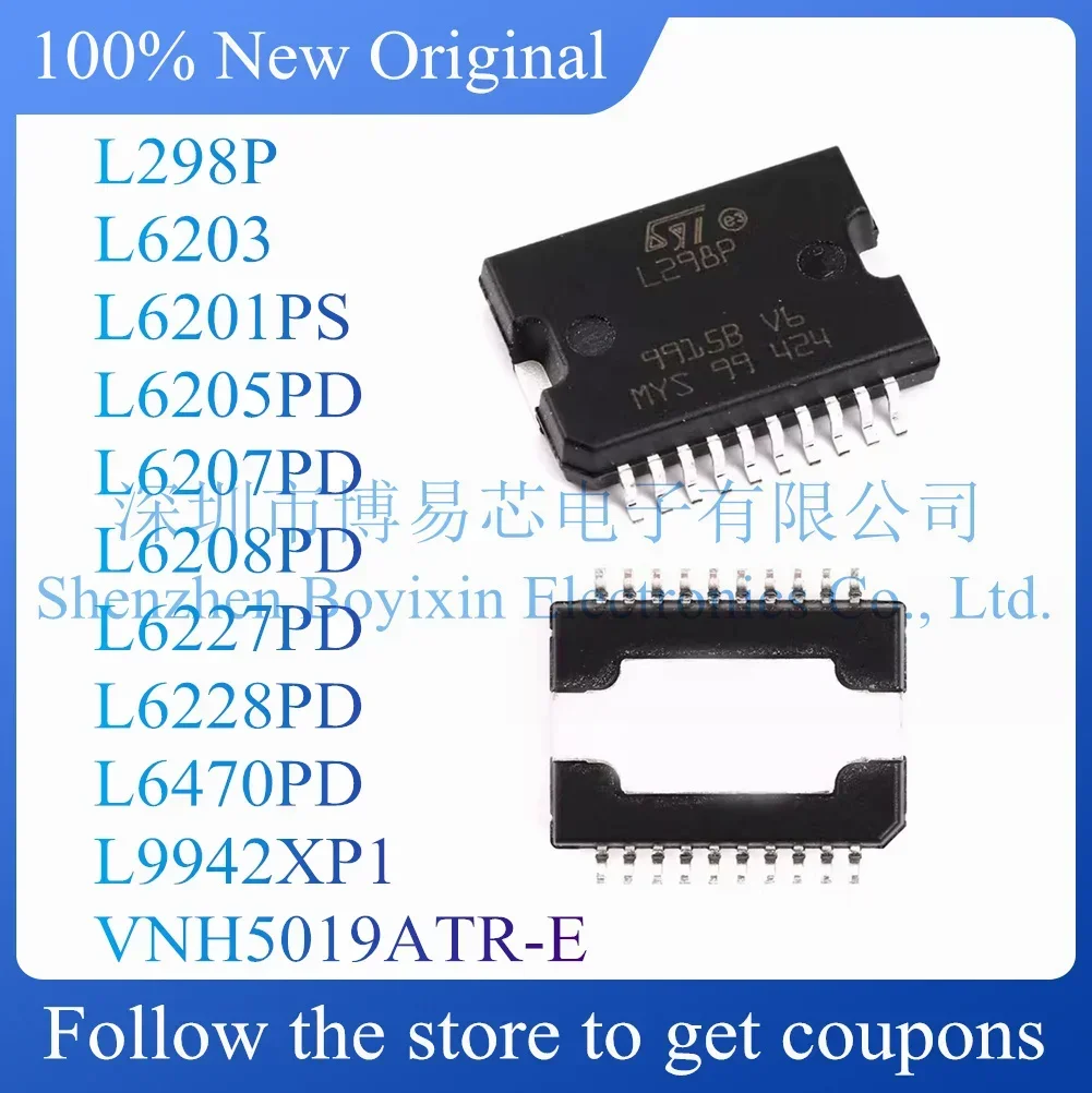 

L298P L6203 L6201PS L6205PD L6207PD L6208PD L6227PD L6228PD L6470PD L9942XP1 VNH5019ATR-E New protective case