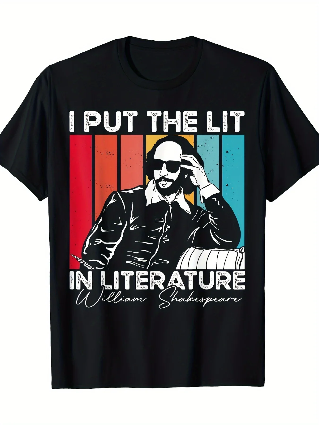 New This Item Features a Fantastic Literary Design by William Shakespeare, a Men'S T-Shirt That Is Breathable And Perfect for Ca