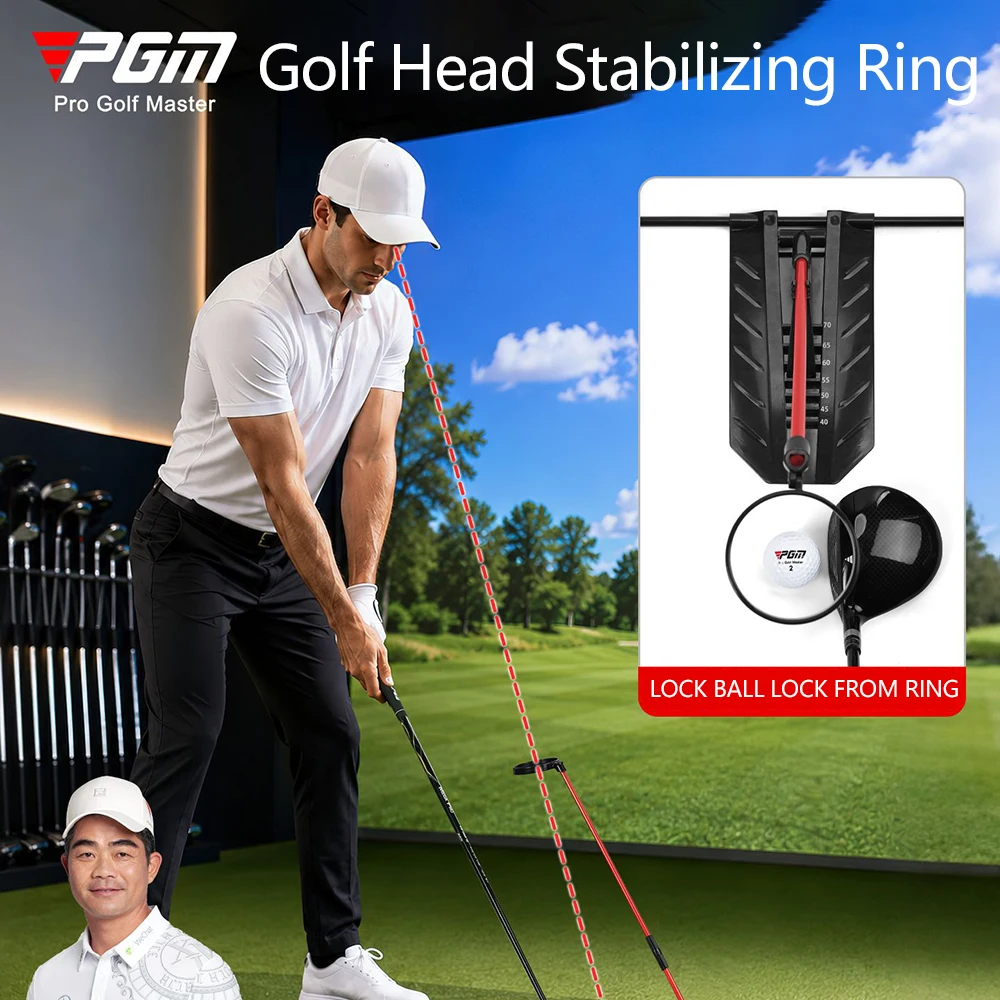PGM golf swing alignment rod, assist in adjusting swing angle and posture, alignment rod stand, swing practice board
