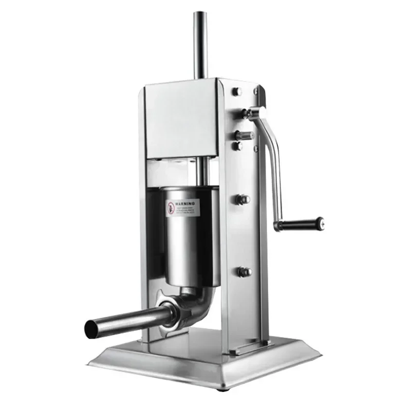 

New Electric 10L/15L Sausage Stuffer Stainless Steel Making Sausage Machine Commercial Grade with 4 Filling Funnel for Home