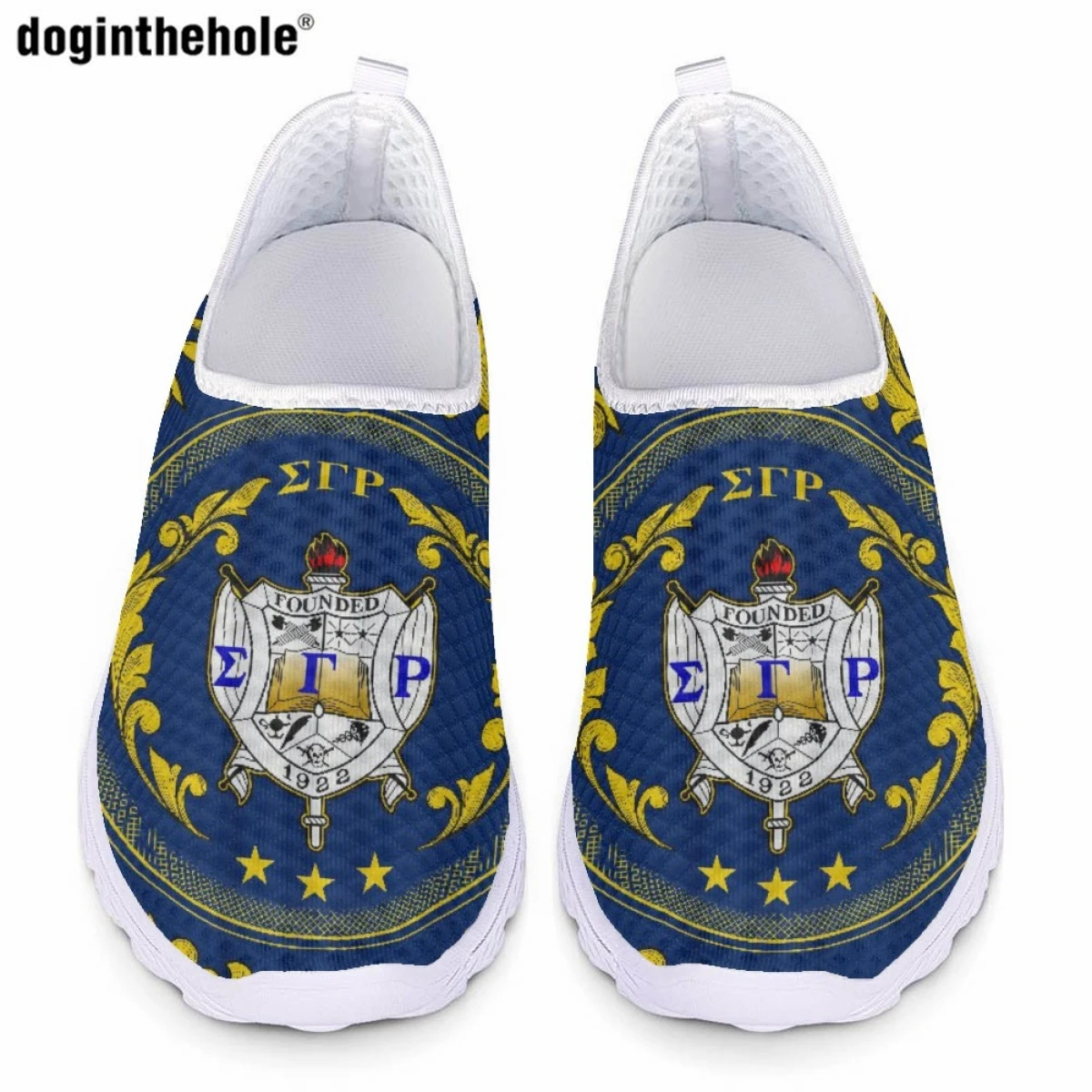 

Doginthehole Sigma Gamma Rho женские модные классические уличные кроссовки на плоской подошве Летние удобные дышащие повседневные сетчатые туфли