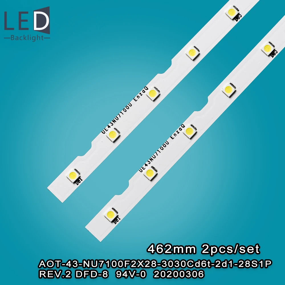 Pasek podświetlenia LED do Samsung AOT_43_NU7100F BN96-45954A UE43NU7020K UA43NU7400 UN43NU7100 UE43NU7100