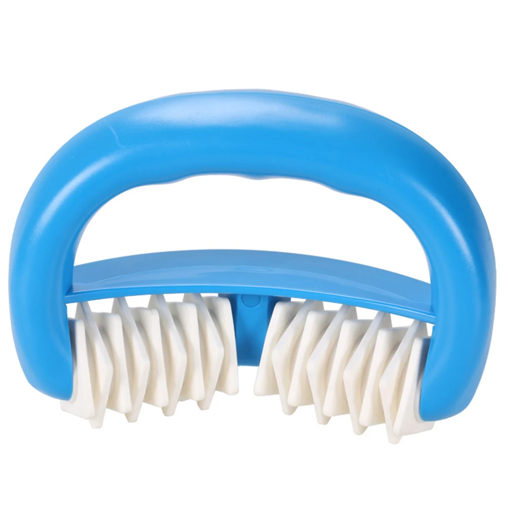 

Durable Plastic Handheld Roller Massager Portable Blue Body Massage Tools for Neck Arm Back Leg Relaxed Massager