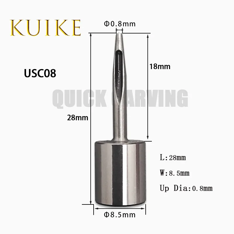 10 قطعة EMMA اللكم سكين USC ثقب اللكم آلة قطع الملحقات HSS لكمة شفرة بت الجلود اللكم لمواد الأحذية #2