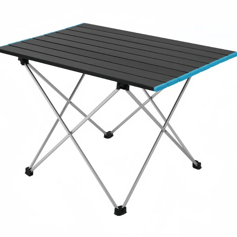 Modern Simple Leisure Outdoor Folding Aluminum Alloy Table Portable Picnic Camping BBQ Furniture in Large and Small Sizes