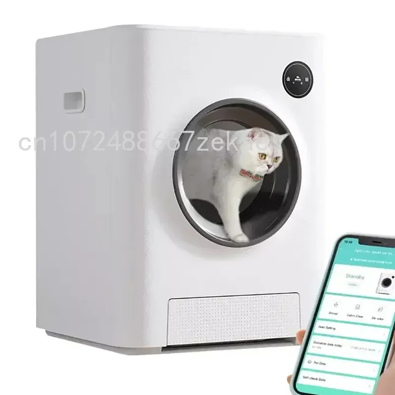 

Smart Cat Litter Box Self Cleaning Fully Closed Automatic Cat Sandbox Smart Wifi Sand Box for Cats Goods for Cats Toilet Tray