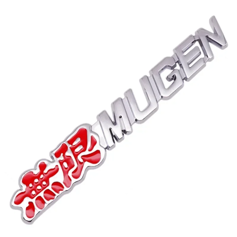 ثلاثية الأبعاد المعادن MUGEN شعار سيارة الخلفي الجذع الذيل شعار شارة ملصق الشارات لهوندا سيفيك أكورد أوديسي CRV CBR VTX VFR Hrv Jazz