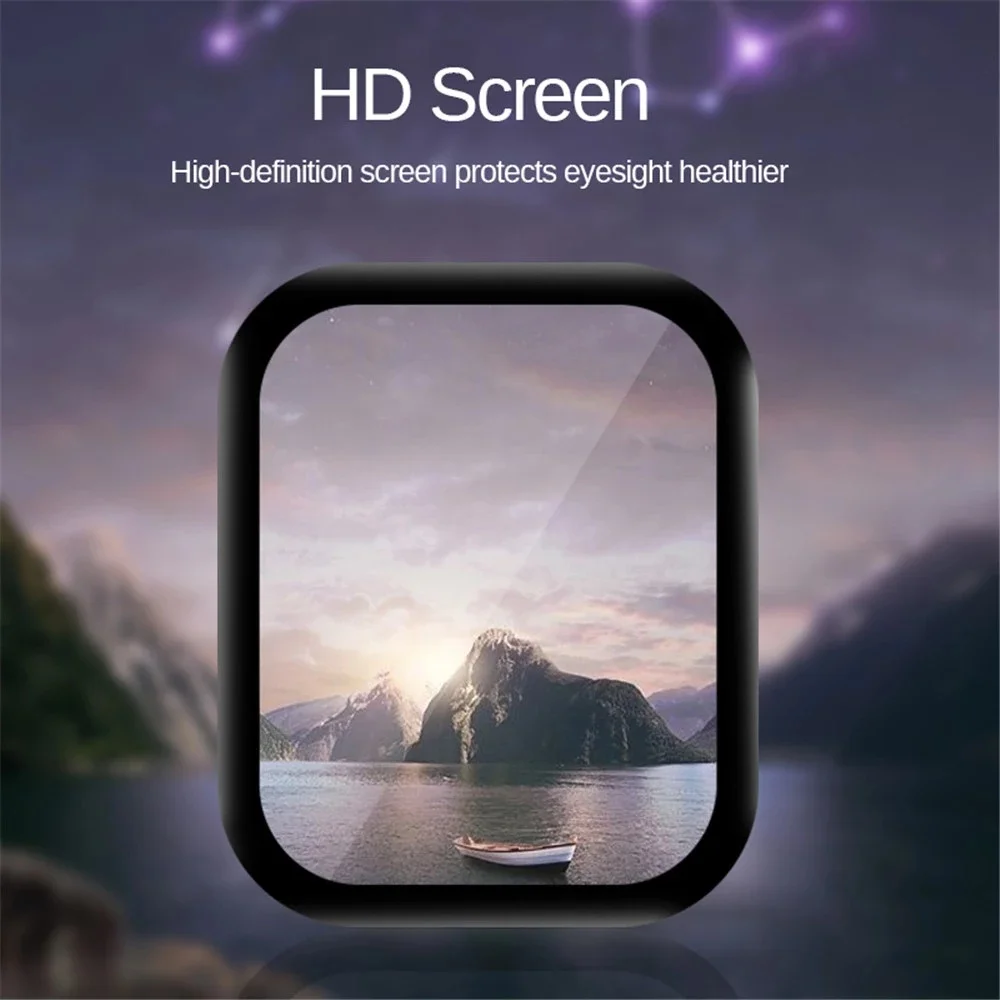 3D Protective Film for Huami Amazfit Bip 3 Bip 3 Pro Full Cover Soft Film Screen Protector Not Tempered Glass