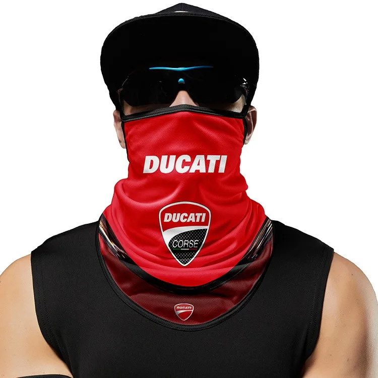 Motorrad Für Ducati Panigale Emblem Outdoor Sonnenschutz Hals Abdeckung Schal Radfahren Reiten Maske Staubdicht Sport Schnell Trocknend