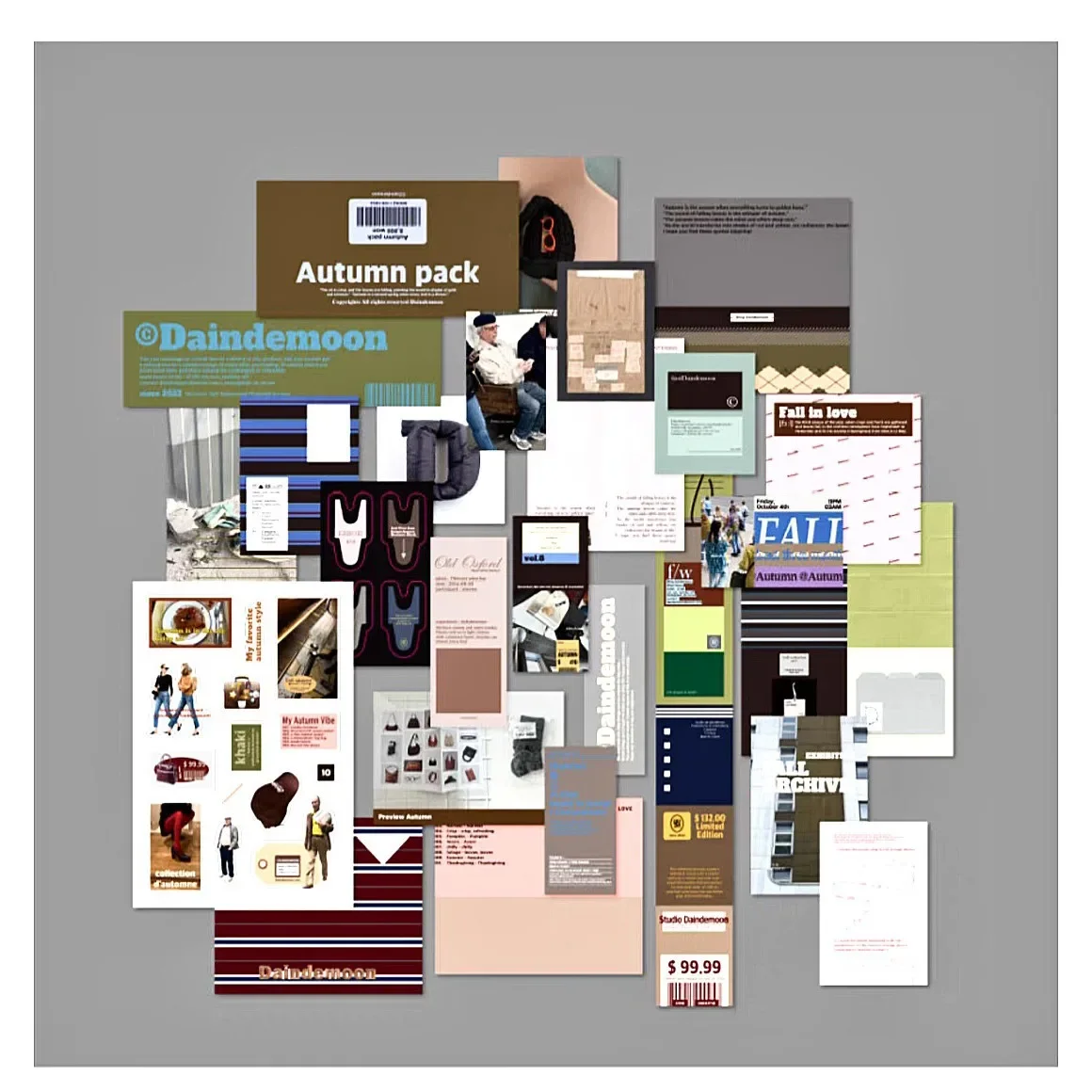 الكورية OAB بطاقة ملصق حزمة الشمال نمط الوردي الرجعية سكرابوكينغ الزخرفية INS المواد فسيفساء ورقة لوازم الحرف اليدوية