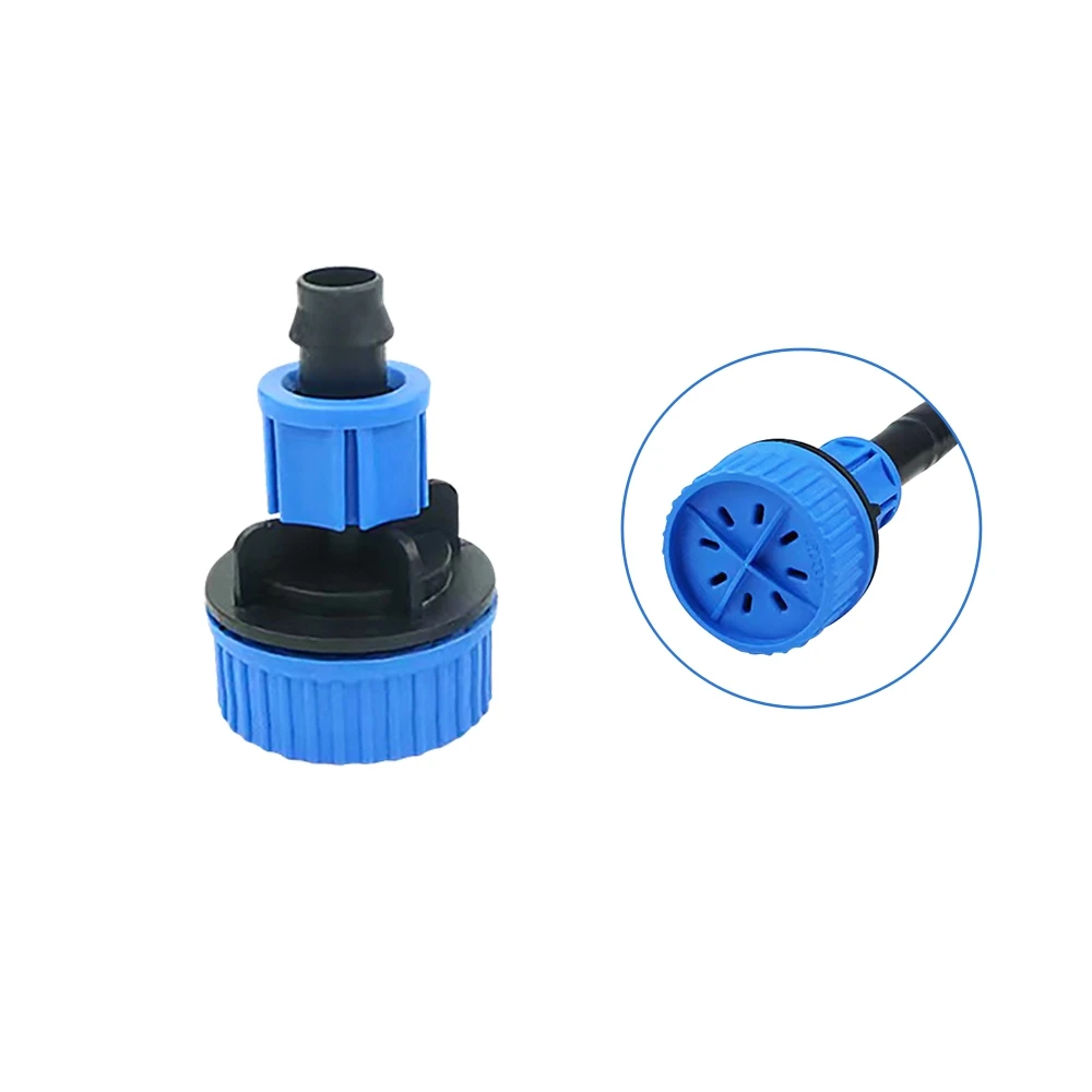 16mm Lock Nut End-flush Valve for Agricultural Irrigation Micro-Sprinkler Drip Irrigation Tape Garden Tube End-Flush Vent Plug